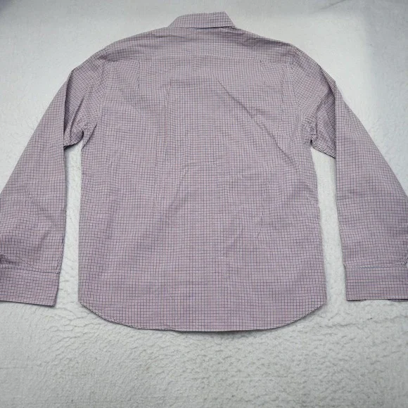 J.CREW Button Up Dress Shirt Plaid Long Sleeve Front Pocket Mens Size Large - Picture 9 of 10